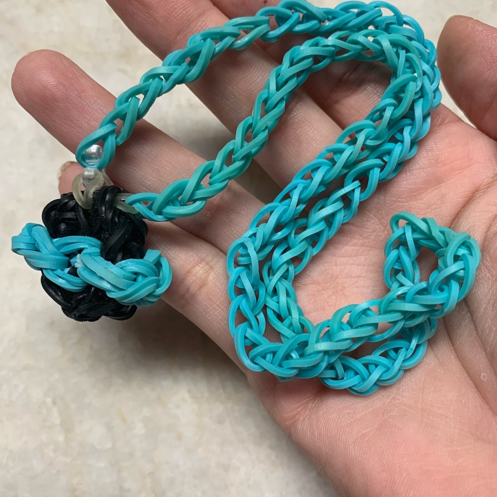 rainbowloom pokemon N's planet necklace
